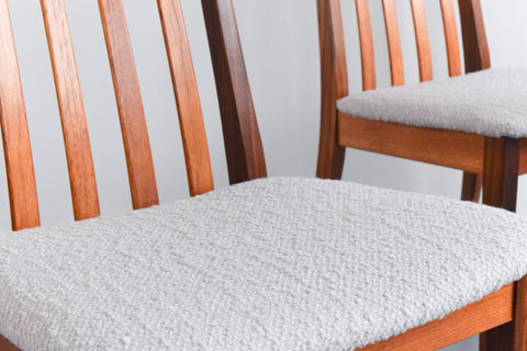 Vintage Set of 4 G Plan Fresco Teak Dining Chairs
