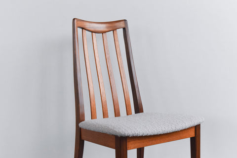 Vintage Set of 4 G Plan Fresco Teak Dining Chairs