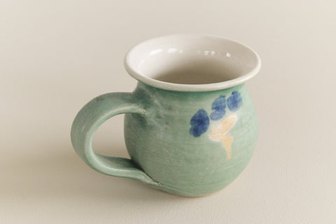 Vintage Set of 4 Small Studio Pottery Ceramic Mugs