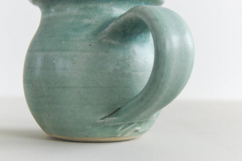 Vintage Set of 4 Small Studio Pottery Ceramic Mugs
