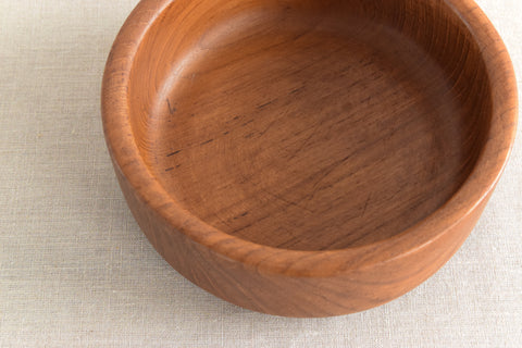 Vintage Set of 4 Small Wooden Bowls