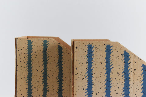 Vintage Set of Four Cardboard IKEA 'BARR' Magazine File