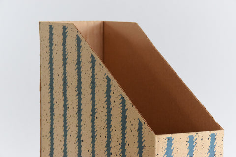 Vintage Set of Four Cardboard IKEA 'BARR' Magazine File