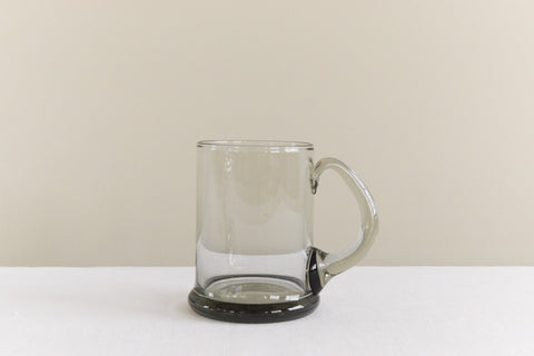 Vintage Set of Four Danish Holmegaard Per Lütken Smoke Glass Beer Mugs