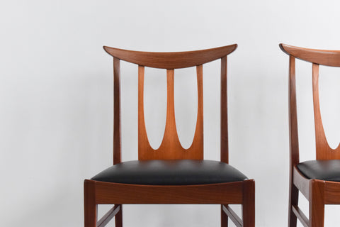 Vintage Set of Four G-Plan Brasilia Teak Dining Chairs