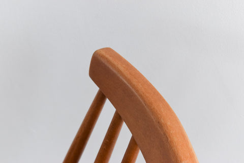 Vintage Set of Four Mid Century Beech Dining Tellus Chairs by IKEA