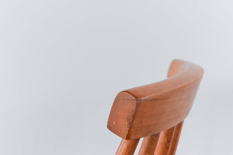 Vintage Set of Four Mid Century Beech Dining Tellus Chairs by IKEA