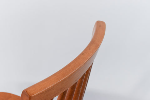 Vintage Set of Four Mid Century Beech Dining Tellus Chairs by IKEA