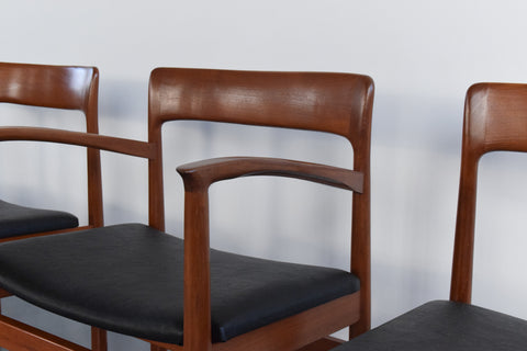 Vintage Set of Four Teak Dining Chairs by John Herbert for A. Younger LTD
