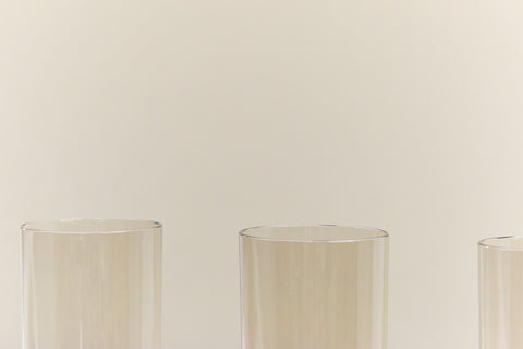 Vintage Set of Six Danish Holmegaard Per Lütken Smoke Glass Drinking Glasses