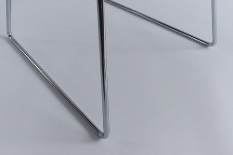 Vintage Set of Six Harry Bertoia Model 420C Chrome Steel Wire Chairs