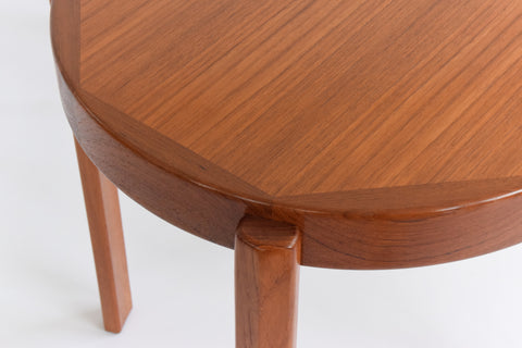 Vintage Set of Three Danish Stackable Side Tables by Møbelfabrikken Toften