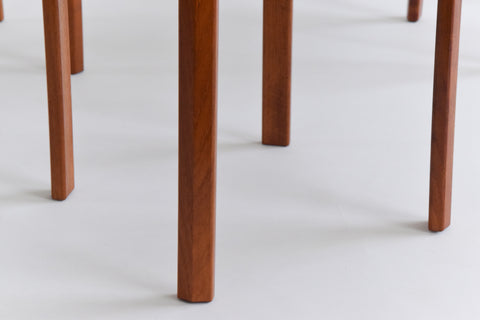 Vintage Set of Three Danish Stackable Side Tables by Møbelfabrikken Toften