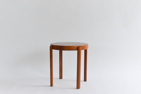 Vintage Set of Three Danish Stackable Side Tables by Møbelfabrikken Toften