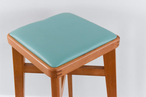 Vintage Single 1960s Wooden Bar Stool by Stoe