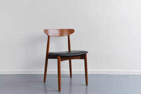 Vintage Single Harry Ostergaard for Randers Mobelfabrik Model 59 Danish Teak Dining Chair
