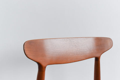 Vintage Single Harry Ostergaard for Randers Mobelfabrik Model 59 Danish Teak Dining Chair