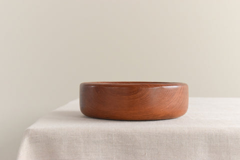 Vintage Small Rustic Hand Turned Wooden Bowl