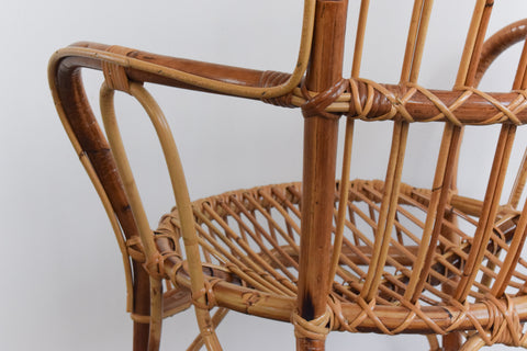 Vintage Wicker/Rattan/Bamboo Chair