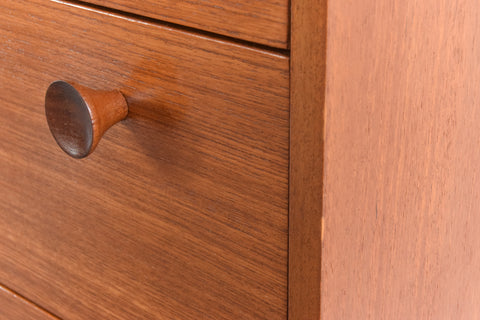 Vintage Small 1960s Teak Chest of Drawers by Avalon