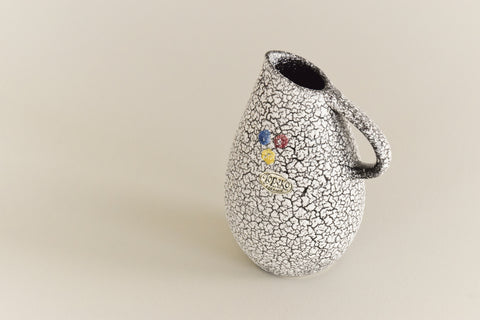 Vintage Small Crackle Glazed West German Jug by Jopeko Keramik 562-16
