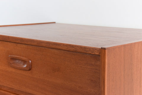 Vintage Small Danish Teak Bedside Drawers