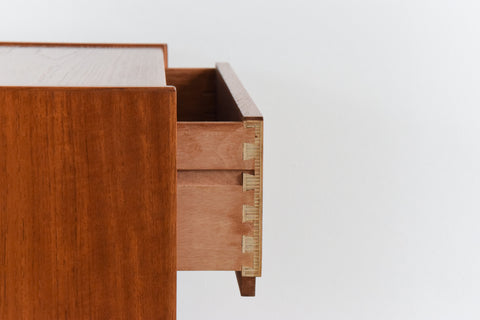 Vintage Small Danish Teak Bedside Drawers