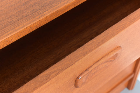 Vintage Small Danish Teak Bedside Drawers