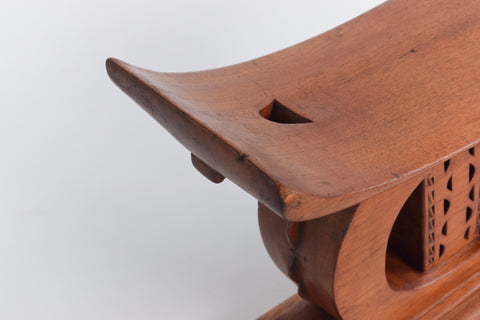 Vintage Small Traditional Wooden Ghanaian Asesedwa Stool