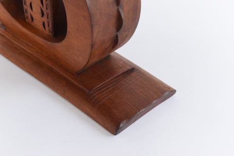 Vintage Small Traditional Wooden Ghanaian Asesedwa Stool