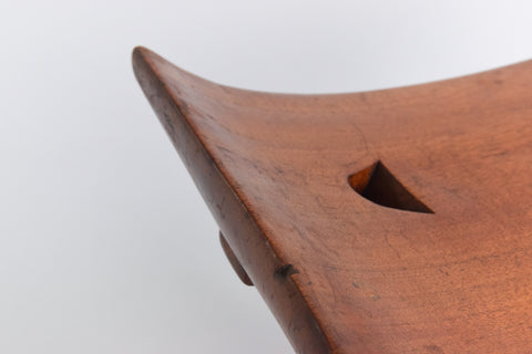 Vintage Small Traditional Wooden Ghanaian Asesedwa Stool