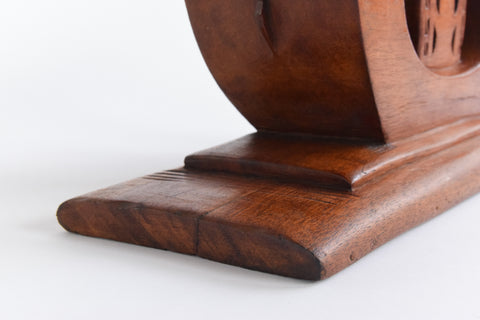 Vintage Small Traditional Wooden Ghanaian Asesedwa Stool