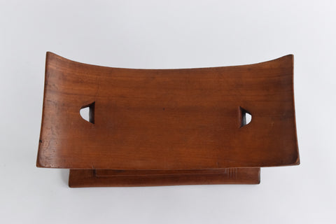 Vintage Small Traditional Wooden Ghanaian Asesedwa Stool