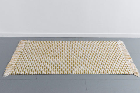 Vintage Small Woven Cotton Rug