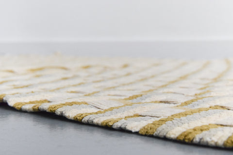Vintage Small Woven Cotton Rug