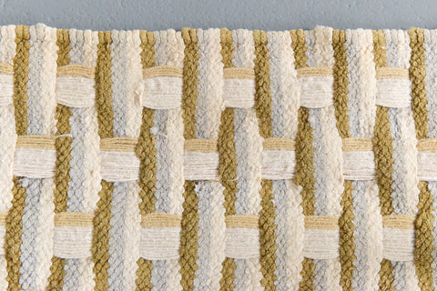 Vintage Small Woven Cotton Rug
