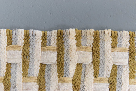 Vintage Small Woven Cotton Rug