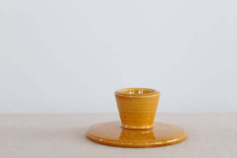 Vintage Hand Made Ceramic Studio Pottery Candle Holder