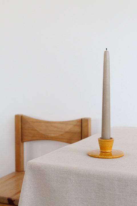 Vintage Hand Made Ceramic Studio Pottery Candle Holder