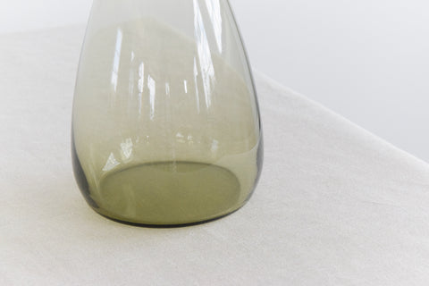 Vintage Smoke Glass Decanter