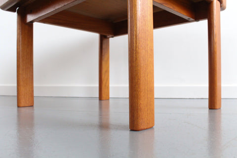 Vintage Square Teak Coffee Table by Trioh of Denmark