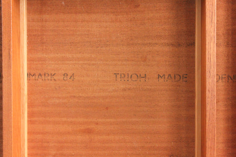 Vintage Square Teak Coffee Table by Trioh of Denmark