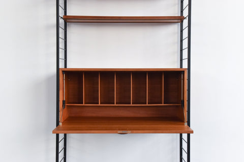 Vintage Staples Ladderax Shelving Unit / Bookcase / Room Divider
