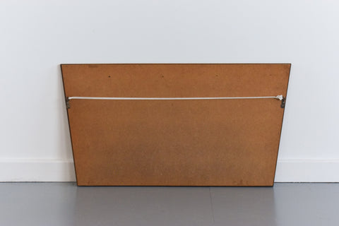 Vintage Teak Framed Mirror