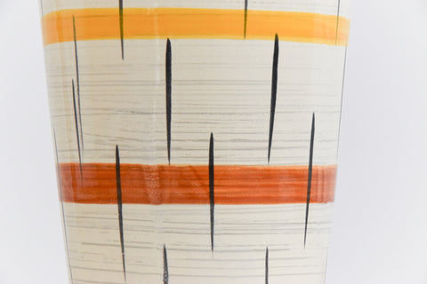Vintage Tall Colourful West German Bay Keramik Vase 509-40
