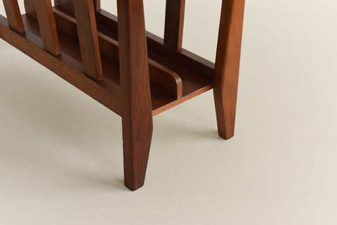 Vintage 1960s Teak Magazine Rack