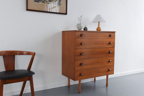 Vintage Teak Avalon Chest of Drawers