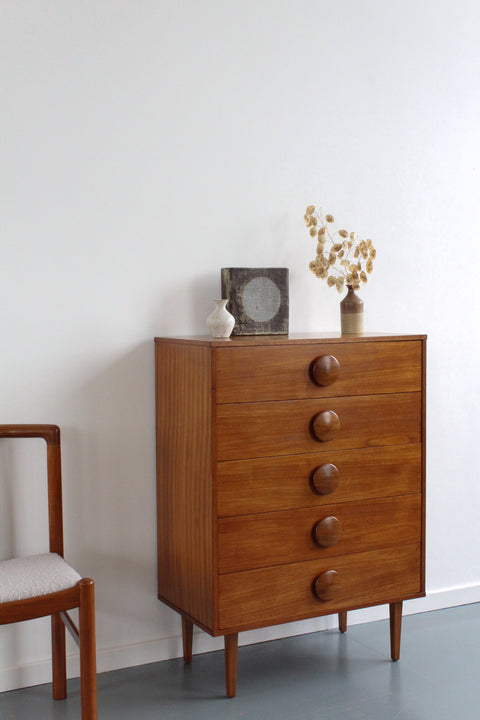 Vintage Teak Chest of Drawers