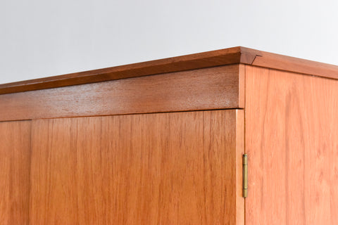 Vintage Teak Double Wardrobe by Remploy