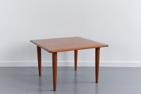 Vintage Teak Mid-Century Square Coffee Table
